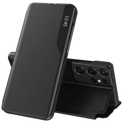 Husa pentru Samsung Galaxy S21 Ultra 5G, Techsuit eFold Series, negru