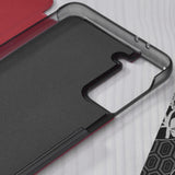 Husa pentru Samsung Galaxy S21 5G, Techsuit eFold Series, mov