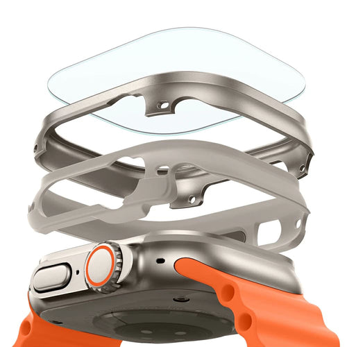 Husa smartwatch pentru Apple Watch Ultra, ESR, crem