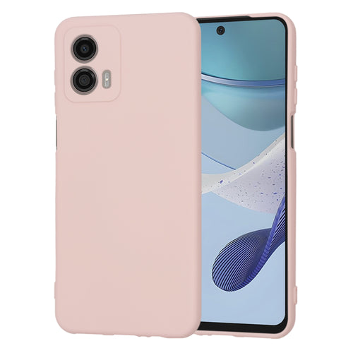Husa pentru Motorola Moto G53, Techsuit SoftFlex, roz pudra