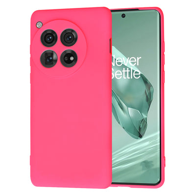 Husa pentru OnePlus 12, Techsuit SoftFlex, fucsia