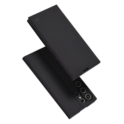 Husa pentru Samsung Galaxy S24 Ultra, Techsuit Magskin Book, negru