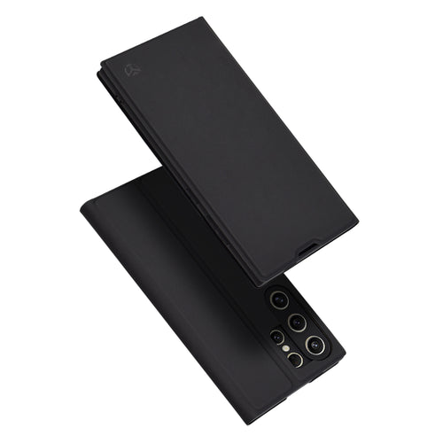 Husa pentru Samsung Galaxy S24 Ultra, Techsuit Magskin Book, negru