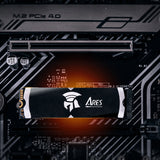 Dato Internal Solid State Drive SSD Ares Dark Sword (Arsdsk-8TB), PCIe Gen4x4, 8TB, Up to 7200MB/s, Notebook, PS5, Negru