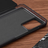 Husa pentru Samsung Galaxy A71 4G, Techsuit eFold Series, negru