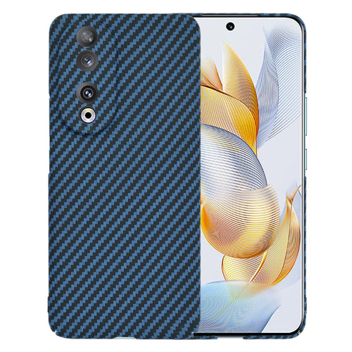 Husa pentru Honor 90, Techsuit Carbonite FiberShell, cyan