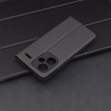Husa pentru Xiaomi Redmi Note 13 Pro+ 5G, Techsuit Magskin Book, negru