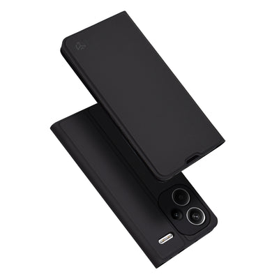 Husa pentru Xiaomi Redmi Note 13 Pro+ 5G, Techsuit Magskin Book, negru