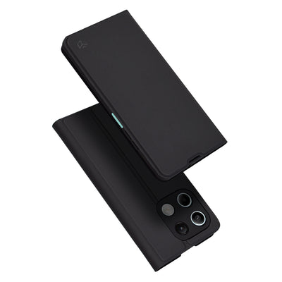 Husa pentru Xiaomi Redmi Note 13 5G, Techsuit Magskin Book, negru