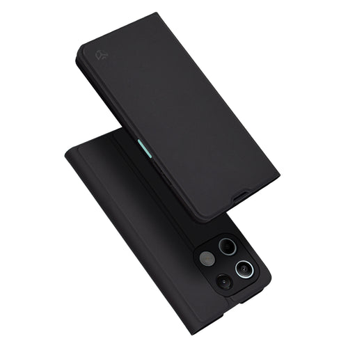 Husa pentru Xiaomi Redmi Note 13 5G, Techsuit Magskin Book, negru