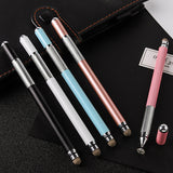 Stylus pen Techsuit (JC03), Aliaj aluminiu, Android, iOS, Microsoft, alb
