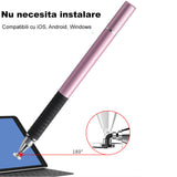 Stylus pen Techsuit (JC02), Aliaj aluminiu, Android, iOS, Microsoft, auriu