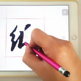Stylus pen Techsuit (JC01), Aliaj aluminiu, Android, iOS, Microsoft, auriu