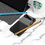 Stylus pen Techsuit (JC01), Aliaj aluminiu, Android, iOS, Microsoft, auriu