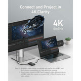 Hub USB Anker Docking station (A8340GA1), 4x Type-C, 10Gbps, 100W Max PD-in, negru