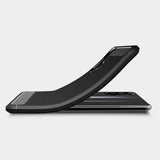 Husa pentru Huawei Nova 5T, Techsuit Carbon Silicone, negru