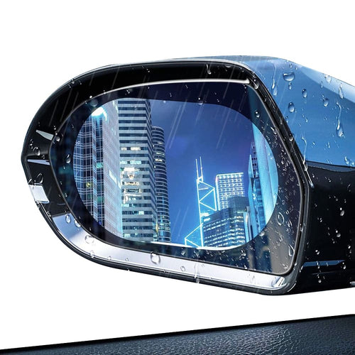 Techsuit Rainproof Film (2 pack), pentru Car Rear-View Mirror, 95 x 135mm, Transparent