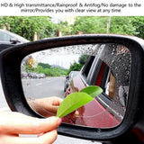 Techsuit Rainproof Film (2 pack), pentru Car Rear-View Mirror, 95 x 135mm, Transparent