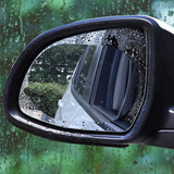 Techsuit Rainproof Film (2 pack), pentru Car Rear-View Mirror, 95 x 135mm, Transparent