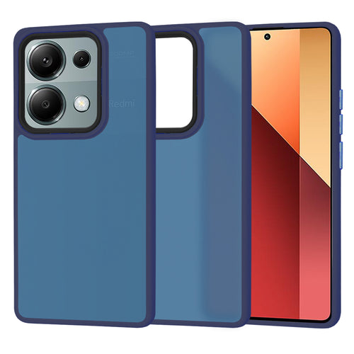 Husa pentru Xiaomi Redmi Note 13 Pro 4G, Techsuit HaloFrost Series, bleumarin