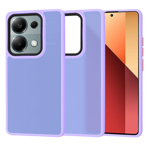 Husa pentru Xiaomi Redmi Note 13 Pro 4G, Techsuit HaloFrost Series, mov deschis