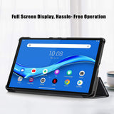 Husa tableta pentru Lenovo Tab M10 Plus TB-X606F, Techsuit FoldPro, albastru