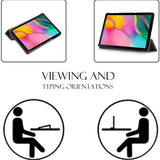 Husa tableta pentru Samsung Galaxy Tab A 10.1 2019 T510/T515, Techsuit FoldPro, albastru