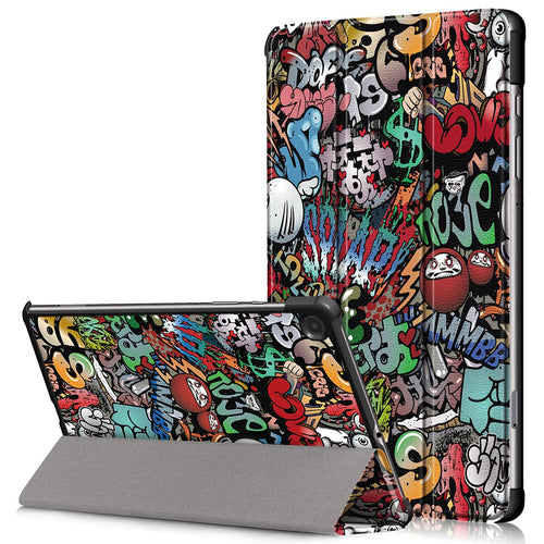 Husa tableta pentru Samsung Galaxy Tab S6 Lite 10.4 P610/P615, Techsuit FoldPro, multicolor