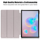 Husa tableta pentru Samsung Galaxy Tab S6 Lite 10.4 P610/P615, Techsuit FoldPro, albastru