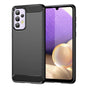 Husa pentru Samsung Galaxy A32 5G, Techsuit Carbon Silicone, negru