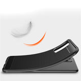 Husa pentru Samsung Galaxy A52 5G, Techsuit Carbon Silicone, albastru