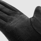 Techsuit Touchscreen Gloves Suede (ST0009), PU Leather, Plush Interior, Albastru