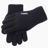Iwarm Touchscreen Gloves (ST0005), Double Layer and Velvet/Acrylic, Size 21cm, Gri