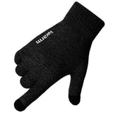 Iwarm Touchscreen Gloves (ST0005), Double Layer and Velvet/Acrylic, Size 21cm, Gri