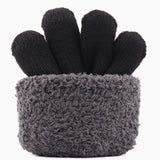 Iwarm Touchscreen Gloves (ST0005), Double Layer and Velvet/Acrylic, Size 21cm, Gri