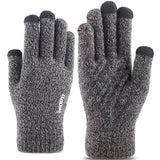 Iwarm Touchscreen Gloves (ST0005), Double Layer and Velvet/Acrylic, Size 21cm, Gri