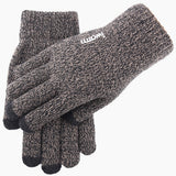 Iwarm Touchscreen Gloves (ST0005), Double Layer and Velvet/Acrylic, Size 21cm, Gri