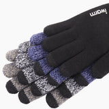 Iwarm Touchscreen Gloves (ST0005), Double Layer and Velvet/Acrylic, Size 21cm, Gri