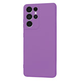 Husa pentru Samsung Galaxy S21 Ultra 5G, Techsuit SoftFlex, mov