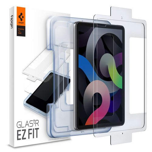 Folie de protectie pentru iPad Air 4 2020 10.9, Spigen Glas.tR EZ-FIT (AGL02065)