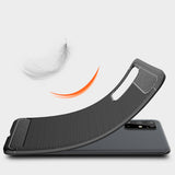 Husa pentru Samsung Galaxy S21 Ultra 5G, Techsuit Carbon Silicone, albastru