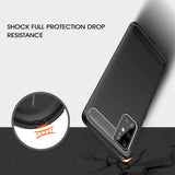 Husa pentru Samsung Galaxy S21 Ultra 5G, Techsuit Carbon Silicone, albastru