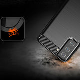 Husa pentru Samsung Galaxy S21 5G, Techsuit Carbon Silicone, negru