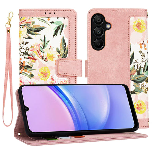 Husa pentru Samsung Galaxy A15 4G, Techsuit FlipCraft, roz