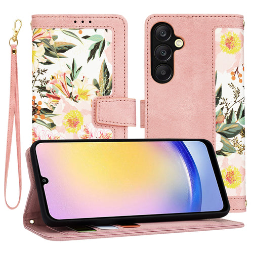 Husa pentru Samsung Galaxy A25 5G, Techsuit FlipCraft, roz