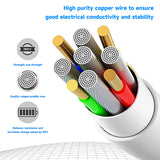 Cablu Lito de date (LD02L), USB to Lightning, Incarcare rapida, 2.4A, Tangle-free, Soft Silicon, 1.2m, alb