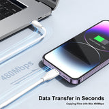 Cablu Lito de date (LD03V), USB to Micro-USB, Incarcare rapida, 2.4A, 1m, alb