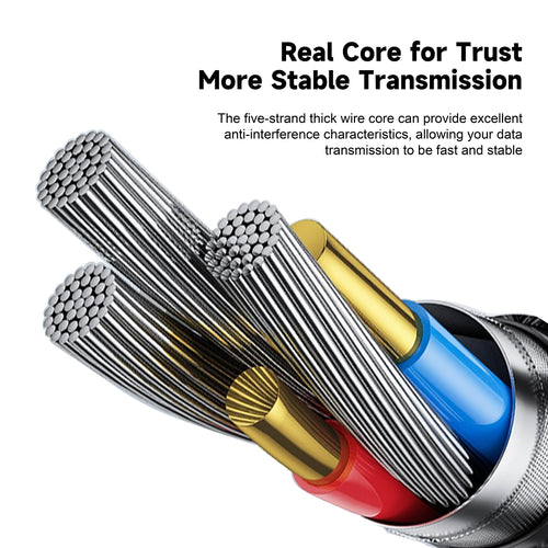 Adaptor, Lito Audio Cable La01l Lightning to Jack 3 5mm Hi Fi 24k Gold Plated Contacts Nylon Braided 1m Koff A3d2de