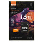 Dato Memory Card Advance cu Adaptor (DTTF1.5TU3A2V30A), MicroSDXC, 1.5TB, U3, A2, V30, Read 95MB/s, Negru