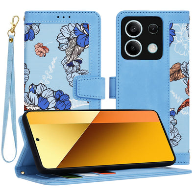Husa pentru Xiaomi Redmi Note 13 5G, Techsuit FlipCraft, bleu